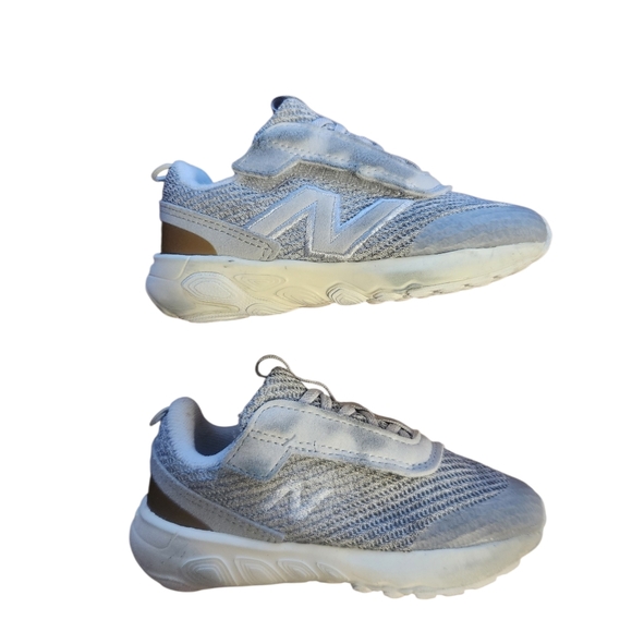 NWT New Balance Boys Shoes Size 6 1/2 Gray Model 1440 Fresh Foam Velcro Shoes - Picture 6 of 8